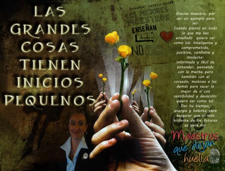 Mi gran ejemplo.., motivación personal